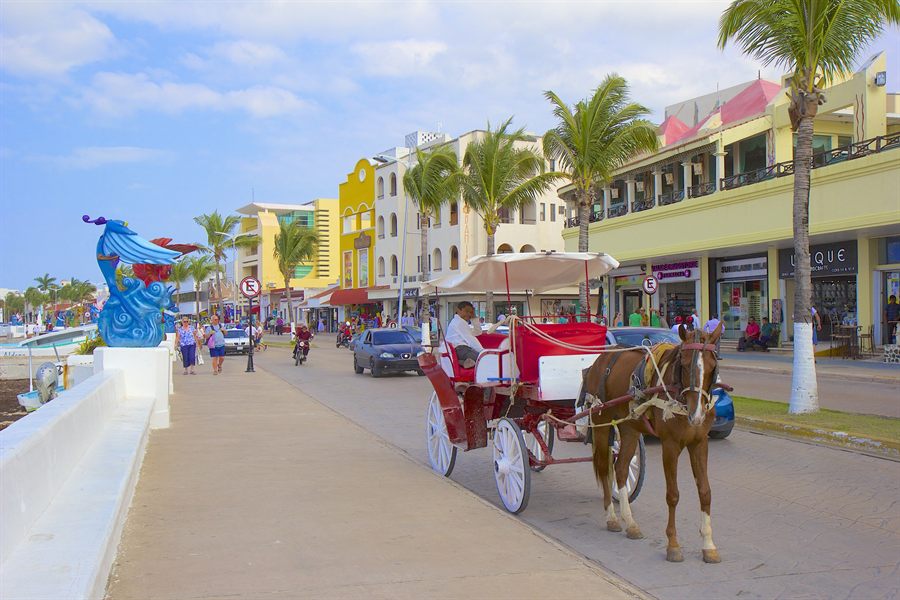 Colorful Caribbean street